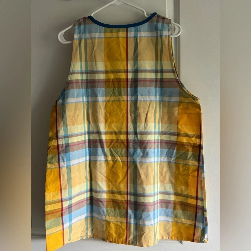 Minions Plaid Apron - Yellow and Blue